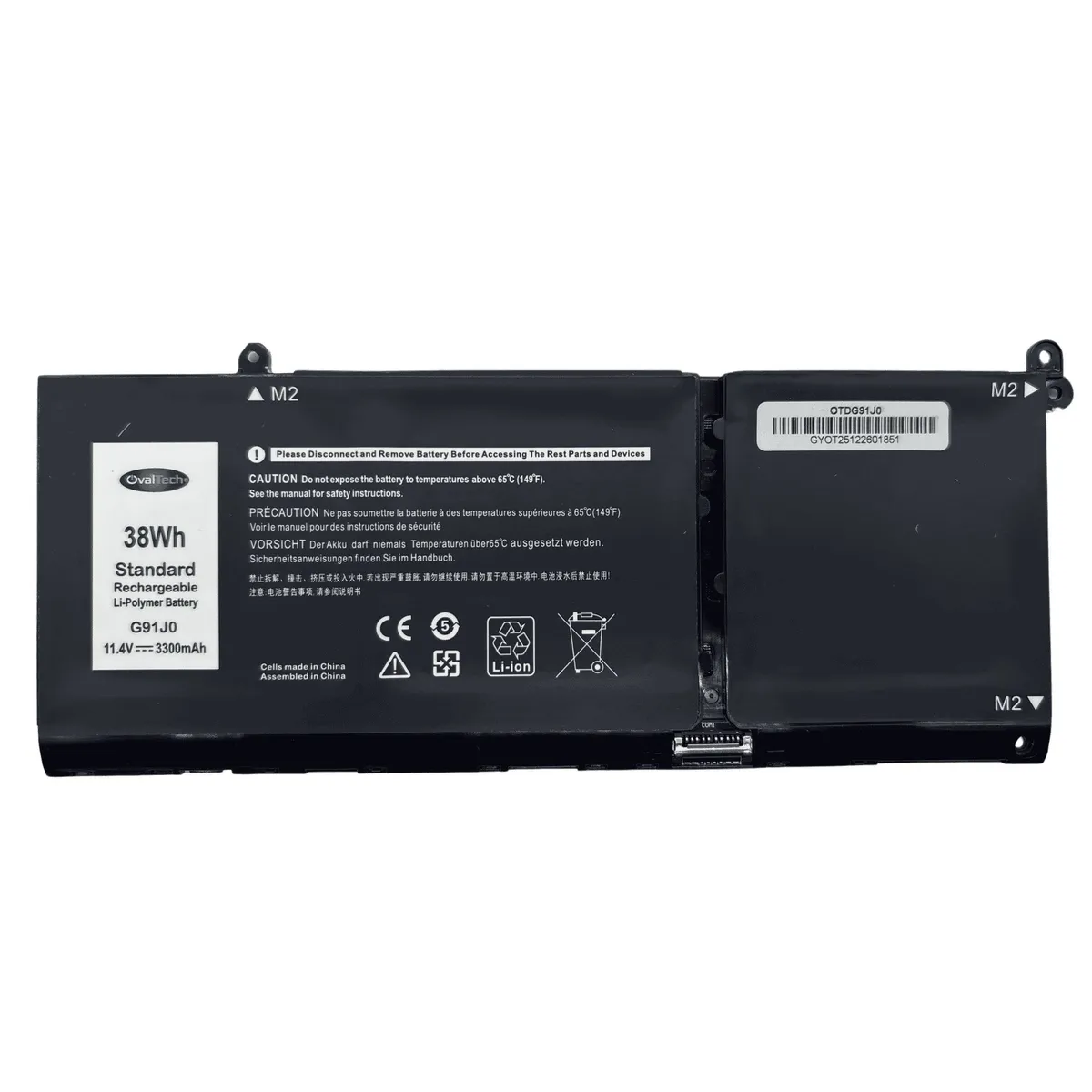 Baterías OVALTECH OTDG91J0