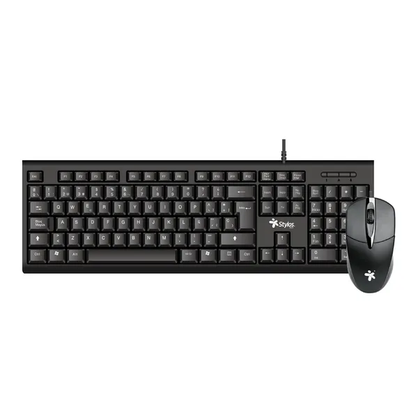 Kit de Teclado y Mouse Stylos STPKTM4B