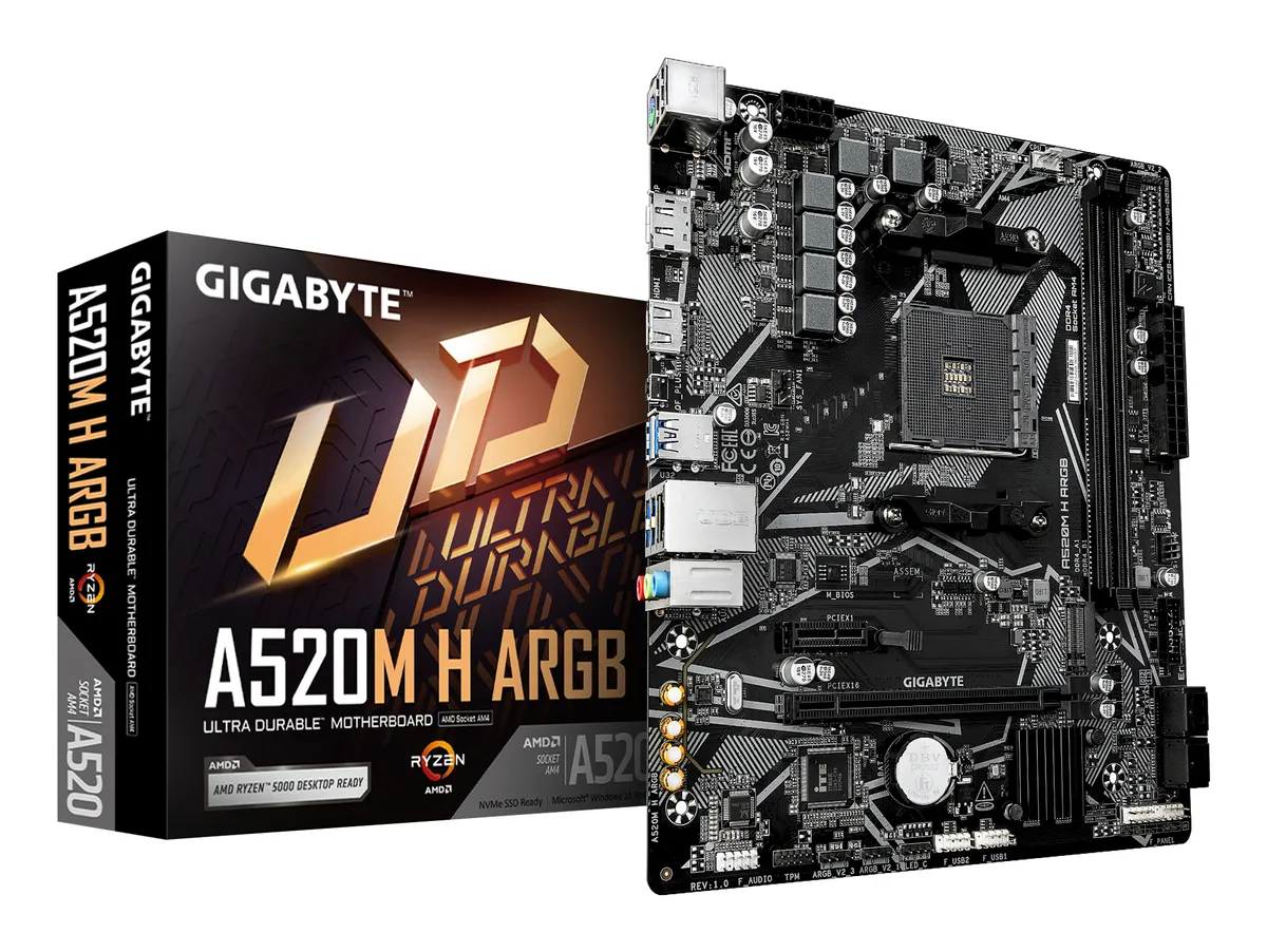 Motherboard GIGABYTE A520M H ARGB