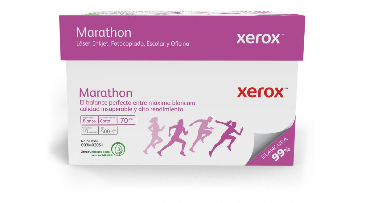 Papel Bond Marathon Carta XEROX Marathon