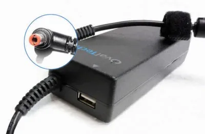 Adaptador para Computadora Portátil OVALTECH 20V/4.5AH C/Blister + USB