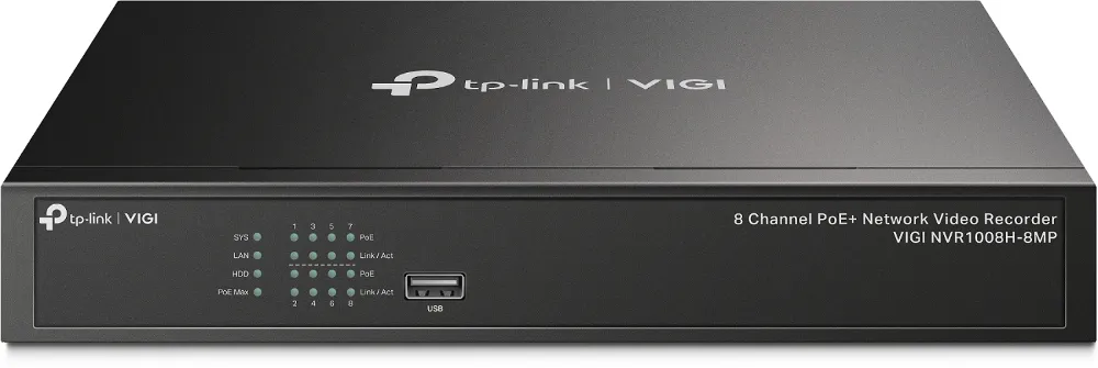 Grabador TP-LINK VIGI NVR1008H-8MP