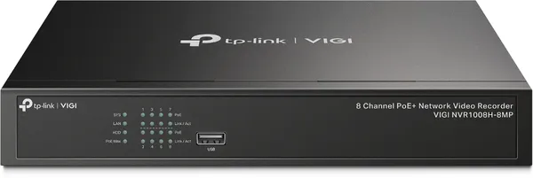 Grabador TP-LINK VIGI NVR1008H-8MP