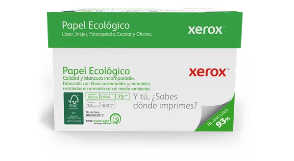 Papel Bond Ecológico Oficio XEROX Ecológico